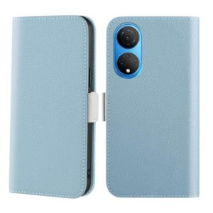 For Honor X7 Candy Color Litchi Texture Leather Phone Case(Light Blue) (OEM)