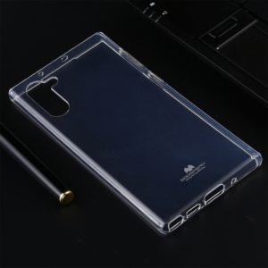 GOOSPERY JELLY TPU Shockproof and Scratch Case for Galaxy Note 10 (Transparent) (GOOSPERY) (OEM)