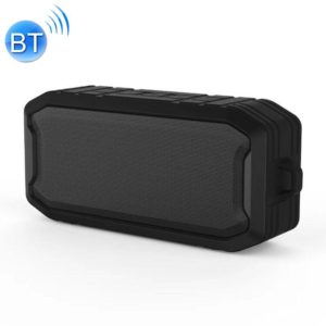 F8 IP67 Waterproof Outdoor Sports Wireless Card Bluetooth Speaker(Black) (OEM)