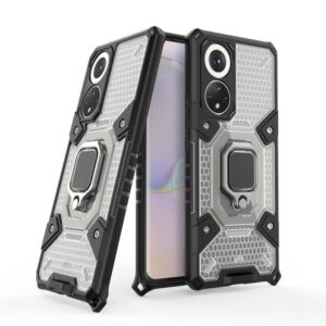 For Honor 50 Space PC + TPU Ring Holder Protective Case(Silver) (OEM)