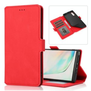 For Samsung Galaxy Note 10 Retro Magnetic Closing Clasp Horizontal Flip Leather Case with Holder & Card Slots & Photo Frame & Wallet(Red) (OEM)