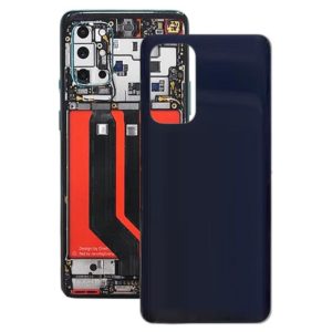 For OnePlus 9 Glass Battery Back Cover (Black) (OEM)