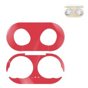 For Galaxy Buds Wireless Bluetooth Earphone Metal Protective Sticker(Red) (OEM)