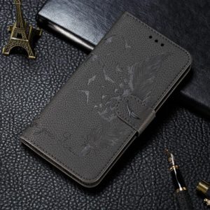For Xiaomi Mi 11 Ultra Litchi Texture Feather Embossing Pattern Horizontal Flip Leather Case with Holder & Card Slots & Wallet & Photo Frame & Lanyard(Grey) (OEM)