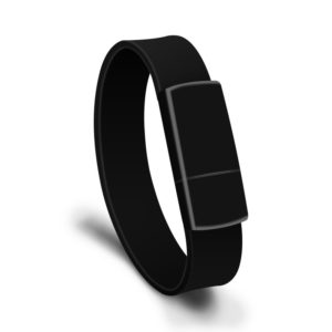 MicroDrive 32GB USB 2.0 Fashion Bracelet Wristband U Disk (Black) (MicroDrive) (OEM)
