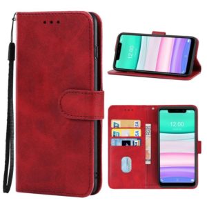 Leather Phone Case For Oukitel C22(Red) (OEM)