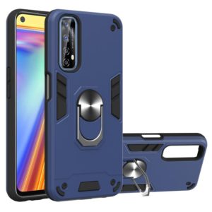For OPPO Realme 7 / Narzo 20 Pro Armour Series PC + TPU Protective Case with Ring Holder(Royal Blue) (OEM)