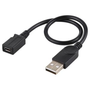 USB Male to Micro USB Female Converter Cable, Cable Length: about 22cm (OEM)