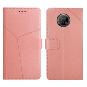 For Nokia G300 Y Stitching Horizontal Flip Leather Phone Case(Rose Gold) (OEM)