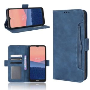 For Nokia C21 Skin Feel Calf Pattern Leather Phone Case(Blue) (OEM)