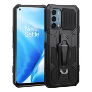 For OnePlus Nord N200 5G Machine Armor Warrior Shockproof PC + TPU Protective Case(Black) (OEM)
