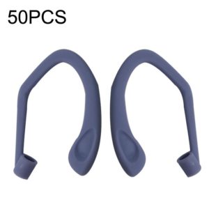 50PCS EG40 For Apple Airpods Pro Sports Wireless Bluetooth Earphone Silicone Non-slip Ear Hook(Purple) (OEM)