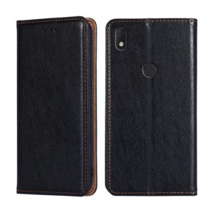 For Alcatel Axel / Lumos Pure Color Magnetic Leather Phone Case(Black) (OEM)