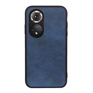 For Honor 50 Pro Accurate Hole Two-color Calf Texture Shockproof Case(Blue) (OEM)