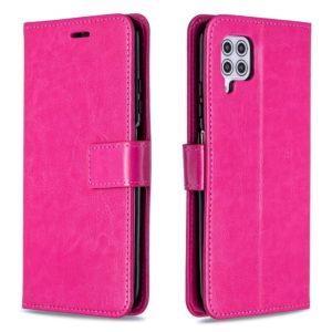 For Huawei P40 Lite Crazy Horse Texture Horizontal Flip Leather Case with Holder & Card Slots & Wallet & Photo Frame(Rose) (OEM)