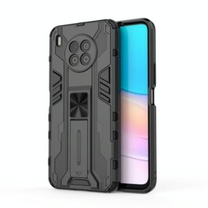 For Huawei nova 8i Overseas Version Supersonic PC + TPU Shock-proof Protective Case with Holder(Black) (OEM)