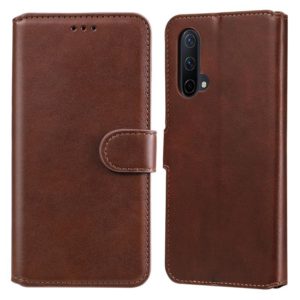 Classic Calf Texture PU + TPU Horizontal Flip Leather Case with Holder & Card Slots & Wallet For OnePlus Nord CE 5G(Brown) (OEM)