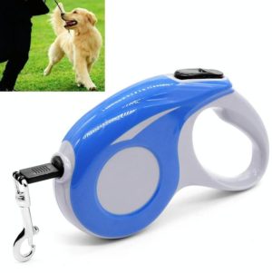 Automatic Pet Traction Device Household Dog Walking Retractable Traction Rope, Length:5m(Blue) (OEM)