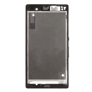 Front Housing LCD Frame Bezel Plate for Sony Xperia Z / L36h / C6602 / C6603(Black) (OEM)