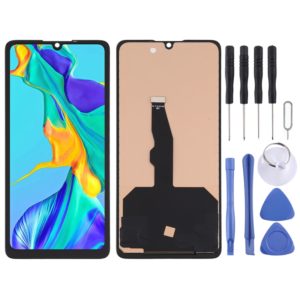 TFT Material LCD Screen and Digitizer Full Assembly (Not Supporting Fingerprint Identification) for Huawei P30 (OEM)