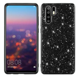 For OPPO A91 / F5 / Reno3 Glitter Powder Shockproof TPU Protective Case(Black) (OEM)
