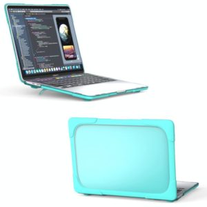For MacBook Pro 13 inch 2022 & A2289 / A2251 / A2338 2020 PC + TPU Two Colors Laptop Protective Case(Mint Green) (OEM)