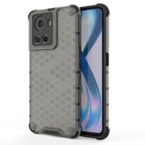 For OnePlus Ace 5G Shockproof Honeycomb PC + TPU Phone Case(Black) (OEM)