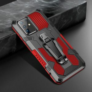 For Samsung Galaxy M31s Machine Armor Warrior Shockproof PC + TPU Protective Case(Red) (OEM)