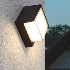 13cm Square Shape 10W 3000K Patio Porch Garden Light Outdoor IP54 Waterproof LED Wall Lamp (OEM)