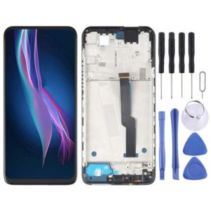 TFT LCD Screen for Motorola One Fusion+ PAKF0002IN Digitizer Full Assembly with Frame (Black) (OEM)