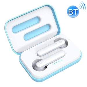 X26 TWS Bluetooth 5.0 Wireless Touch Bluetooth Earphone with Magnetic Attraction Charging Box, Support Voice Assistant & Call(Blue) (OEM)