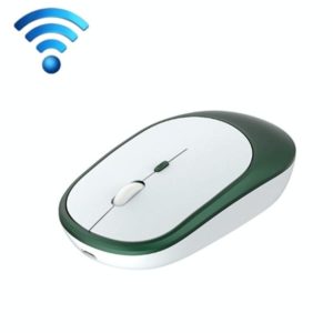 M030 4 Keys 1600DPI Laptop Office Mute Mouse, Style: Wireless (Ink Green) (OEM)