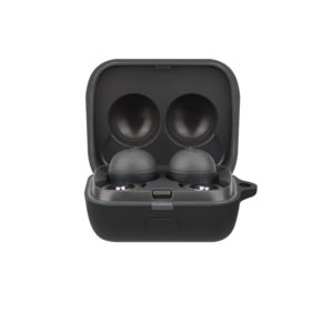 Bluetooth Earphone Silicone Protective Case For Sony LinkBuds WF-L900-2(Black) (OEM)
