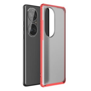 For Huawei P50 Pro Four-corner Shockproof TPU + PC Protective Case(Red) (OEM)