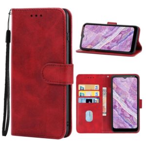For Nokia C10 Leather Phone Case(Red) (OEM)