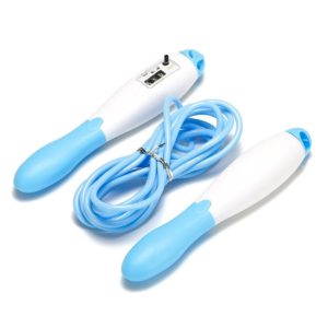 Adjustable Mechanical Counting PVC Skipping Rope Fitness Sports Equipment, Length: 3m(Blue White) (OEM)