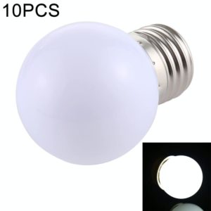 10 PCS 2W E27 2835 SMD Home Decoration LED Light Bulbs, AC 110V (White Light) (OEM)