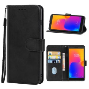 For Alcatel 1B 2022 Leather Phone Case(Black) (OEM)