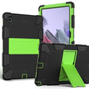 For Samsung Galaxy Tab A8 10.5 2021 Two-Color Robot Silicone + PC Tablet Case(Black + Yellow Green) (OEM)