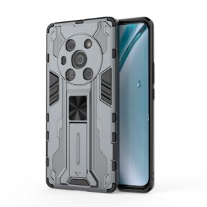 For Honor Magic 3 Pro Supersonic PC + TPU Shock-proof Protective Case with Holder(Grey) (OEM)