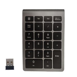 BT304 22 Keys Laptop Mini Wireless Keyboard, Spec: 2.4G (Gray) (OEM)