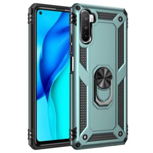 For Huawei Mate 40 Lite / Maimang 9 Shockproof TPU + PC Protective Case with 360 Degree Rotating Holder(Green) (OEM)