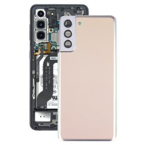 For Samsung Galaxy S21+ 5G Battery Back Cover with Camera Lens Cover (Gold) (OEM)
