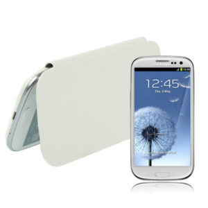 High Quality Version (Front + Back) Replacement Battery Cover for Galaxy SIII / i9300, White(White) (OEM)