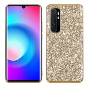 For Xiaomi Note 10 Lite Glitter Powder Shockproof TPU Protective Case(Gold) (OEM)