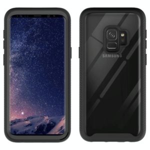 For Samsung Galaxy S9 Starry Sky Solid Color Series Shockproof PC + TPU Protective Case(Black) (OEM)