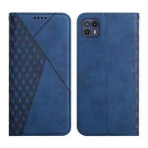 For Motorola Moto G50 5G Skin Feel Magnetic Leather Phone Case(Blue) (OEM)