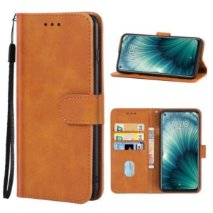 Leather Phone Case For HTC U20 5G(Brown) (OEM)