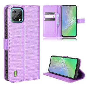 For Blackview A55 Diamond Texture Leather Phone Case(Purple) (OEM)