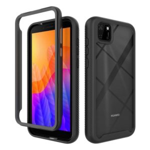 For Huawei Honor 9S Starry Sky Solid Color Series Shockproof PC + TPU Protective Case(Black) (OEM)